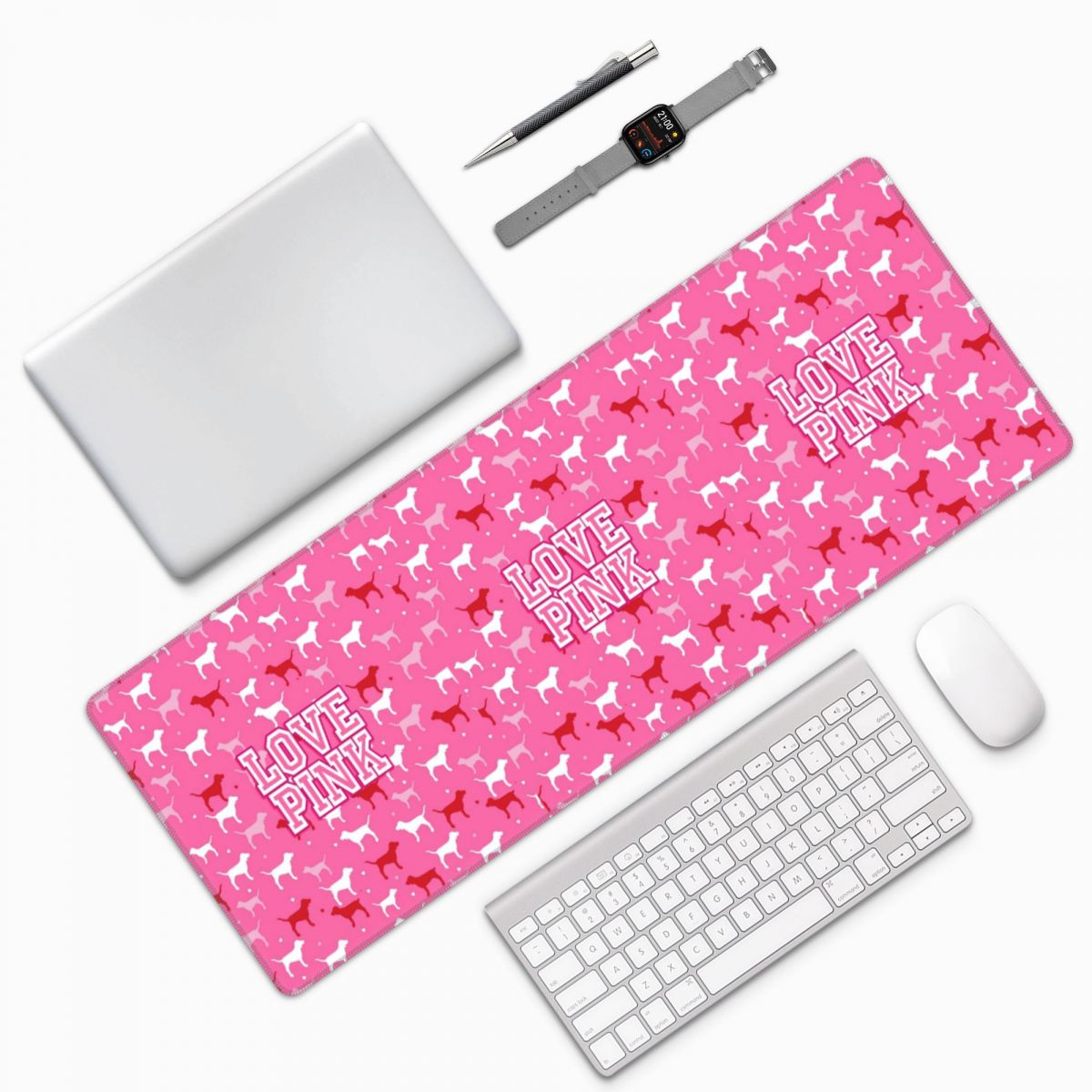 Pc Gaming Pink - Love Pink Grote Muismat Computer Toetsenbord