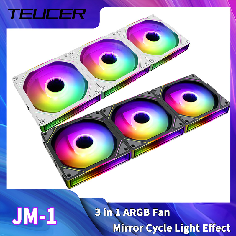Pc Water Cooling - TEUCER JM-1 Computerkast Fan ARGB Spiegel