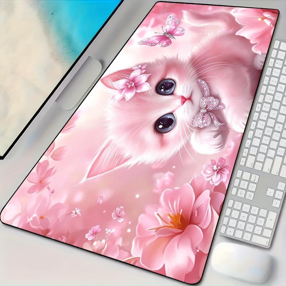 Dromerige roze kattenmuispad b - Pc Gaming Pink recensie en prijs