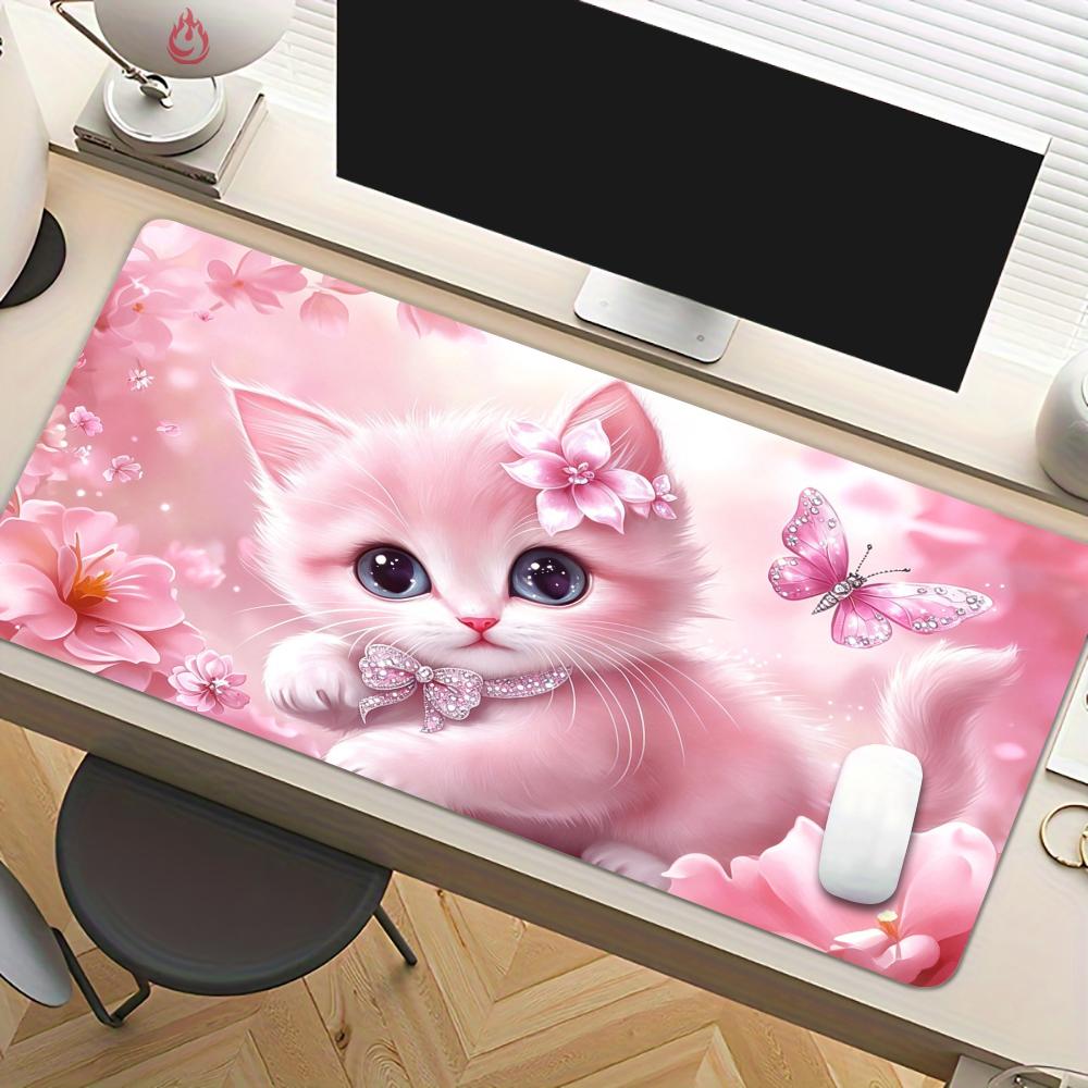 Dromerige roze kattenmuispad b - Pc Gaming Pink recensie en prijs